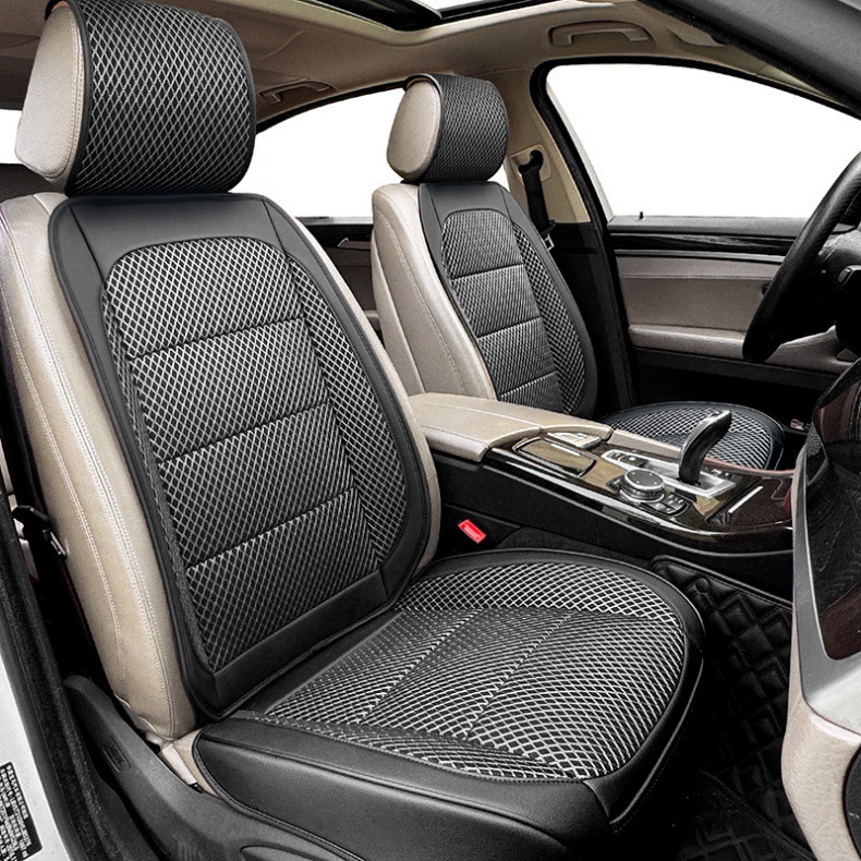25-Year Breathable All-Season Universal Car Seat Cushion Pu Multi-Piece Set Small Three-Piece Original Factory Direct Delivery Breathable Mesh