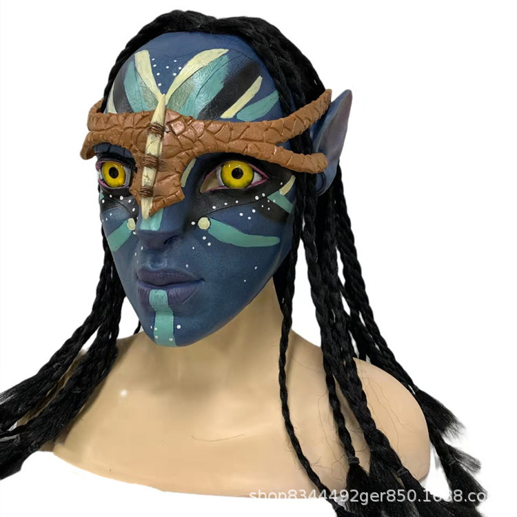 Avatar 2 máscara sombrerería película y televisión periférica juego Cosplay props fábrica al por mayor máscara de casco