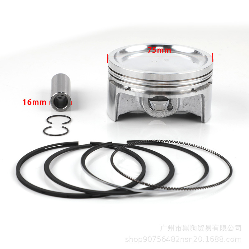 Suitable for Piaggio Vespa Gts/Gtv 300 Hpe 75mm Piston Sleeve Piston Ring 16mm Piston