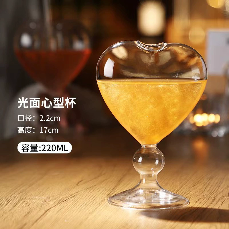 High quality summer straw with glass, cocktail coffee wineglass