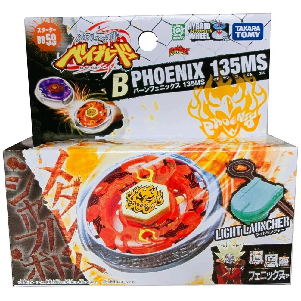 BEYBLADE BURN PHOENIX 135MS МЕТАЛЛ МАСТЕРС BB-59 4D