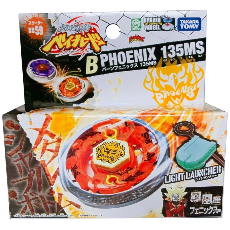 BEYBLADE BURN PHOENIX 135MS МЕТАЛЛ МАСТЕРС BB-59 4D