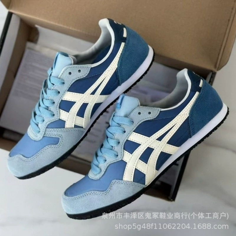 Кеды без шнурков Onitsuka Tiger, кожаные, повседневные универсальные, унисекс