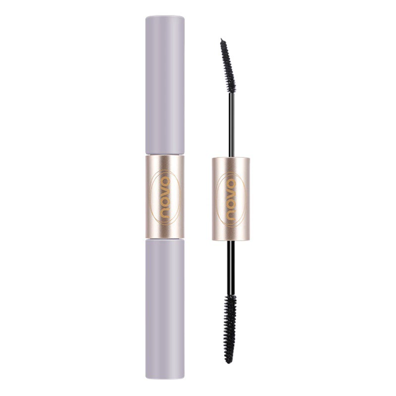 NOVO Magic Eyes легкая Двусторонняя тушь для ресниц с перьями, керлинг, удлиненное шифрование, водостойкий, устойчивый к поту, не размазывающий базовый крем для женщин оптом