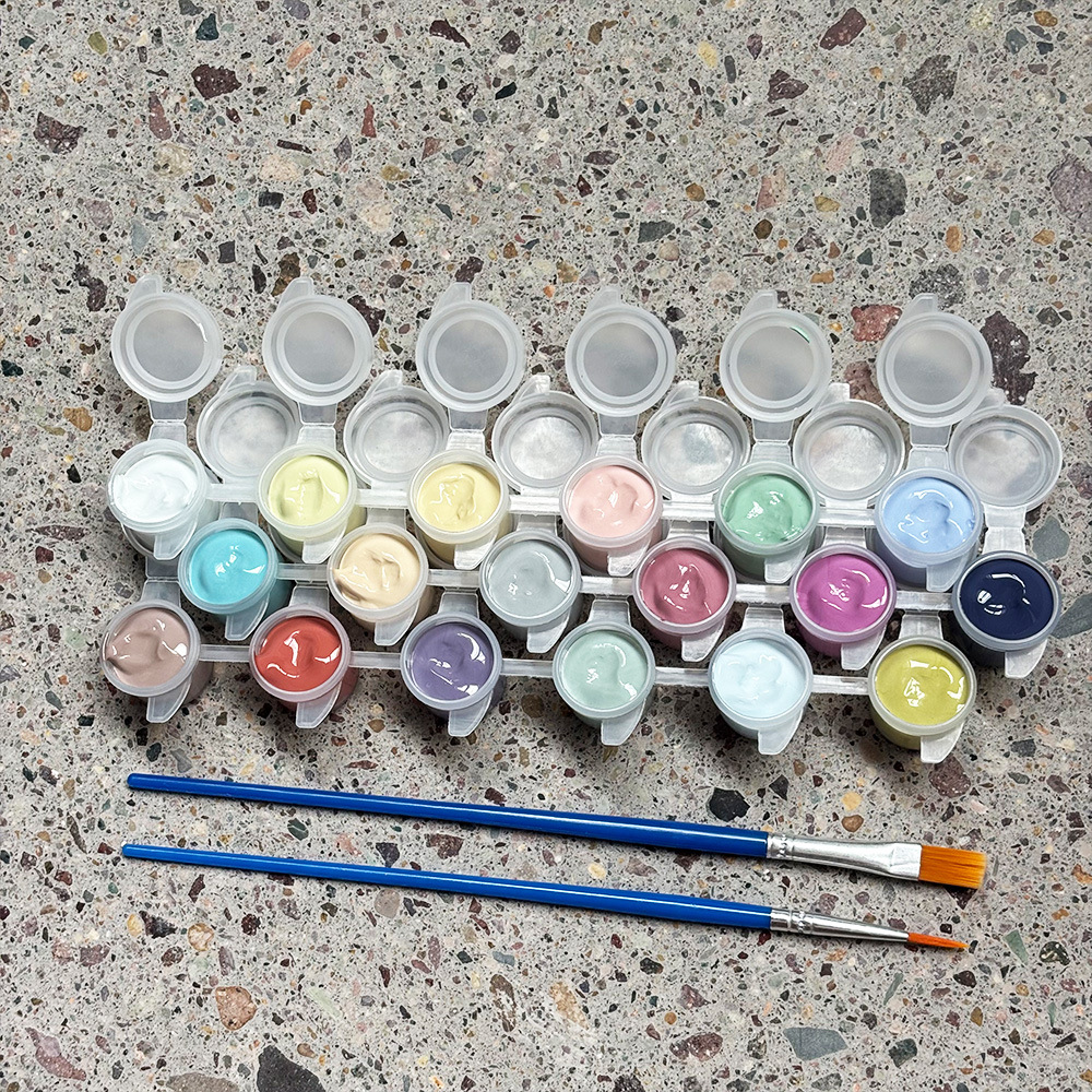Morandi color series pigments, advanced gray acrylic pigments, self-service studio pigments, DIY col
