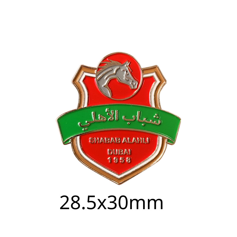 Insignias metálicas transfronterizas, pegatinas para teléfonos móviles, broches, Copa Mundial, Liga de Campeones, club de fútbol, insignias del Real Madrid, insignias del Liverpool al por mayor