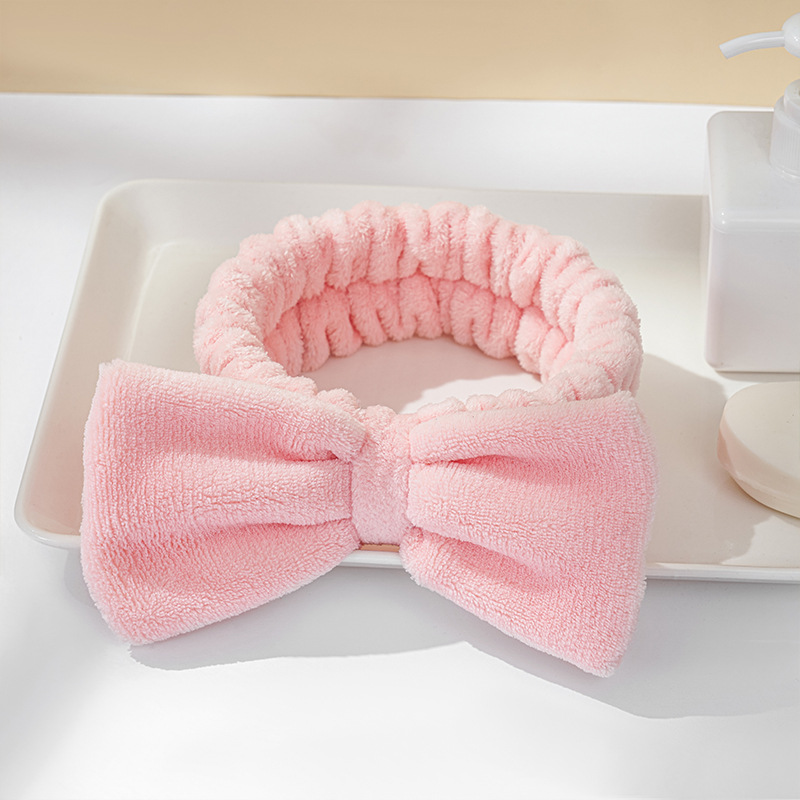 귀여운 파우더 헤어 밴드