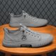 Men's shoes Spring Breathable thin deodorant Old Beijing cloth shoes slip-on casual skate shoes ice silk canvas driving fashion shoes