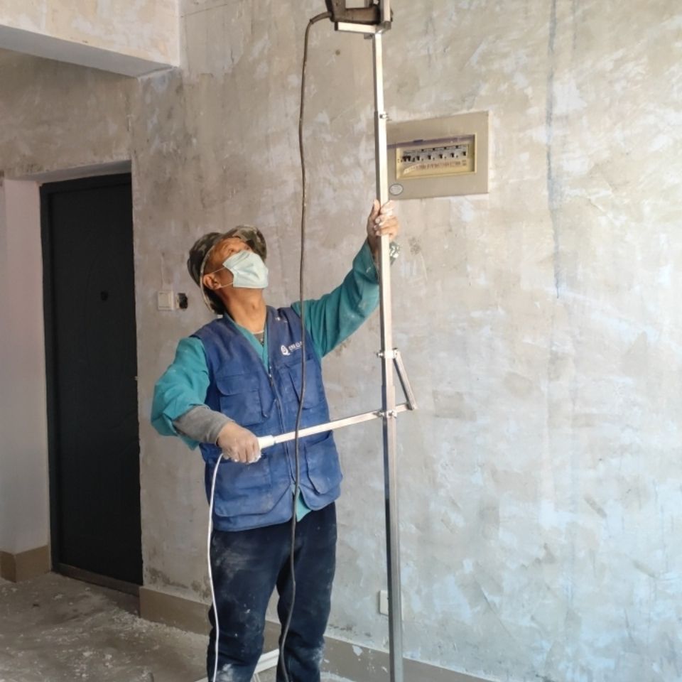 电锤支架植筋打孔折叠伸缩升降式手推打眼冲击钻吊顶神器车载便携