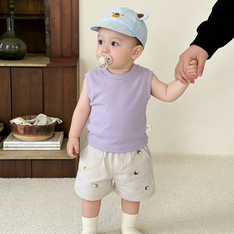 Débardeur léger et élégant pour bébés et jeunes enfants, idéal pour l'été, à porter à l'extérieur comme à la maison._voghion.com