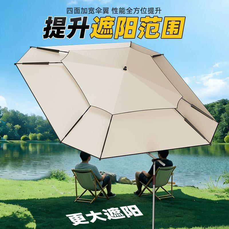 Sunshade umbrella, outdoor fishing umbrella, square-shaped fishing umbrella, wind-resistant, sunproof, and rainproof, multi-directional fishing umbrella