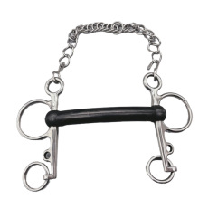 马衔衔铁马口马匹马术用品新款不锈钢马嚼子马鞍配件赛马口衔骑马
