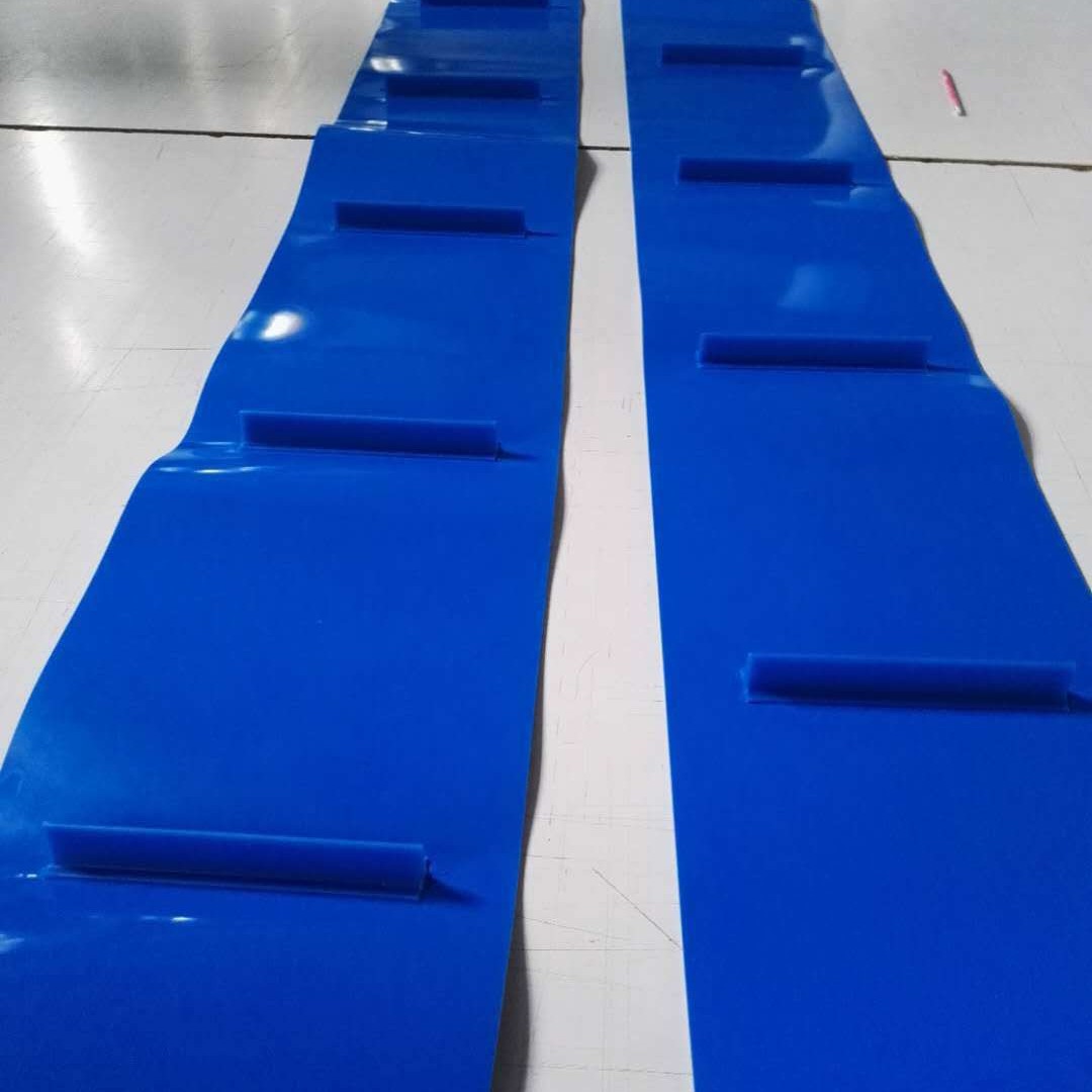 青岛永辉3mm蓝色pvc输送带食品加工传送带肉类加工输送带