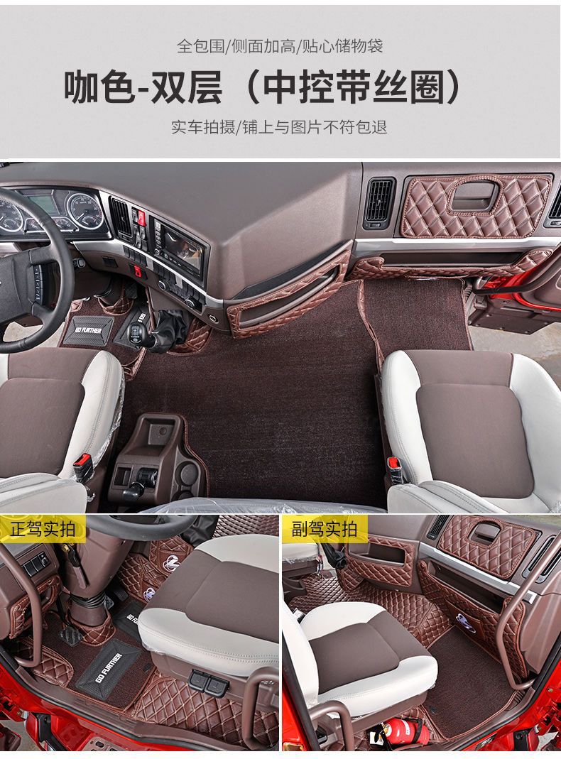 Suitable for Dongfeng Liuzhou Chiling H7/H5/M3 Floor Mats Surrounding the Interior Decoration of Large Trucks and Automotive Supplies