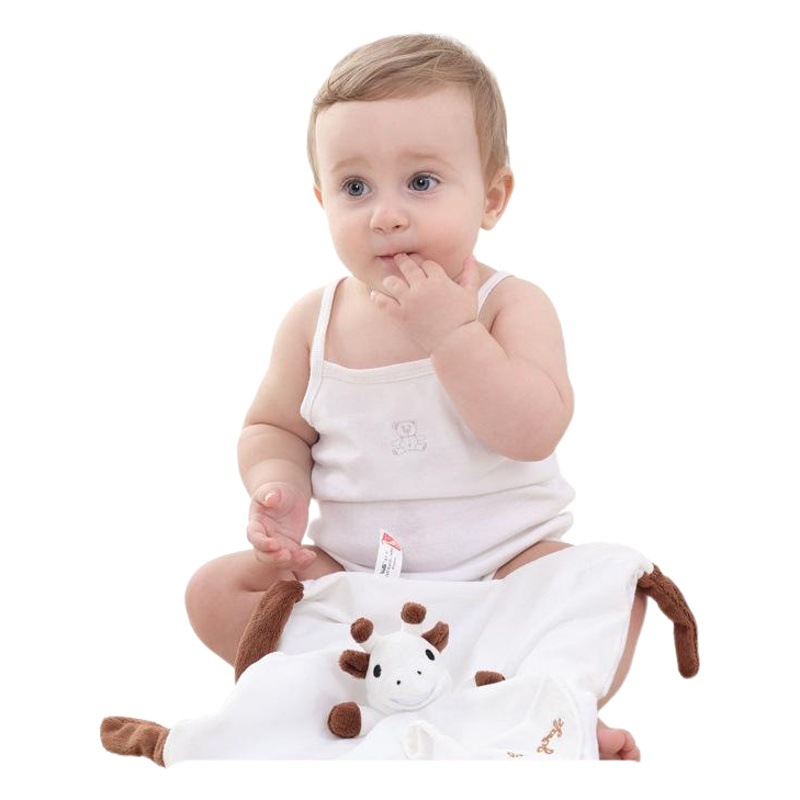 Bebé recién nacido ciervo saliva toalla bebé animal dormir calmante Toalla de peluche de juguete fábrica al por mayor