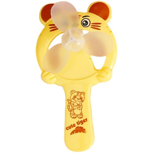 Cartoon hand fan toy cute mini student portable handheld manual bear internet celebrity boy girl small