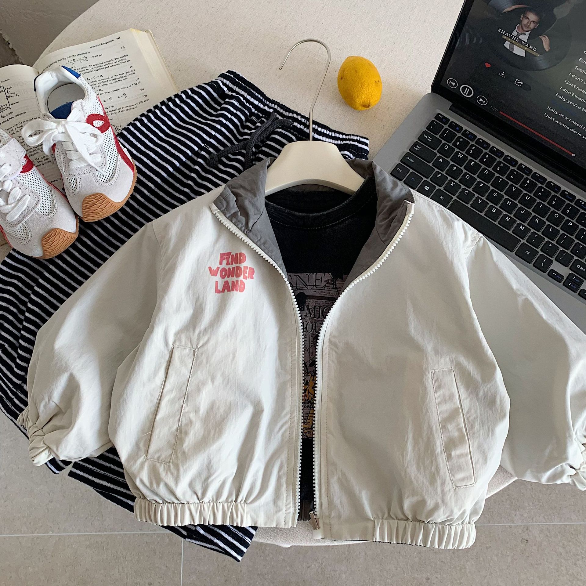 Children's double-sided autumn jacket