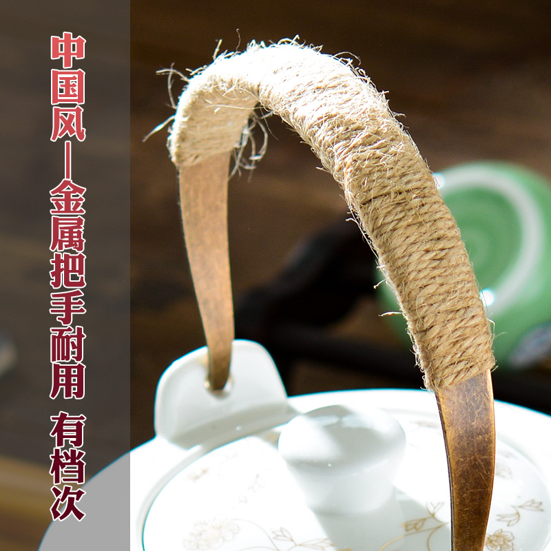 ?茶壶陶瓷单壶家用冷开水壶大容量凉水壶单瓷壶大壶瓷茶壶大号水