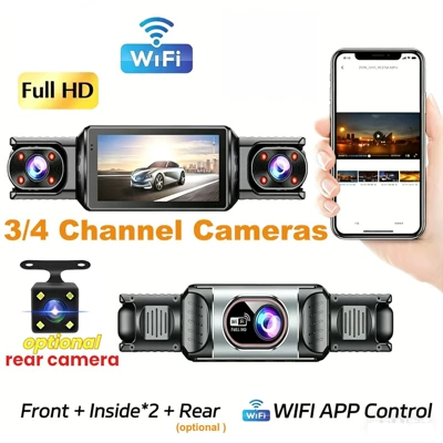 Other Automotive Communications 4-camera dashcam HD 1080P