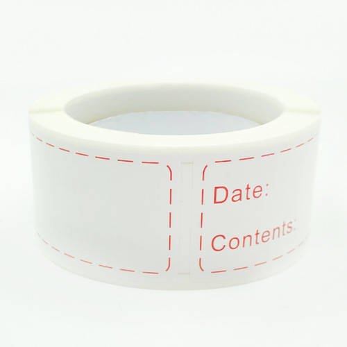 1x3 inch refrigerator storage sticker self-adhesive large bottle spice label jar color blank mark sealing sticker