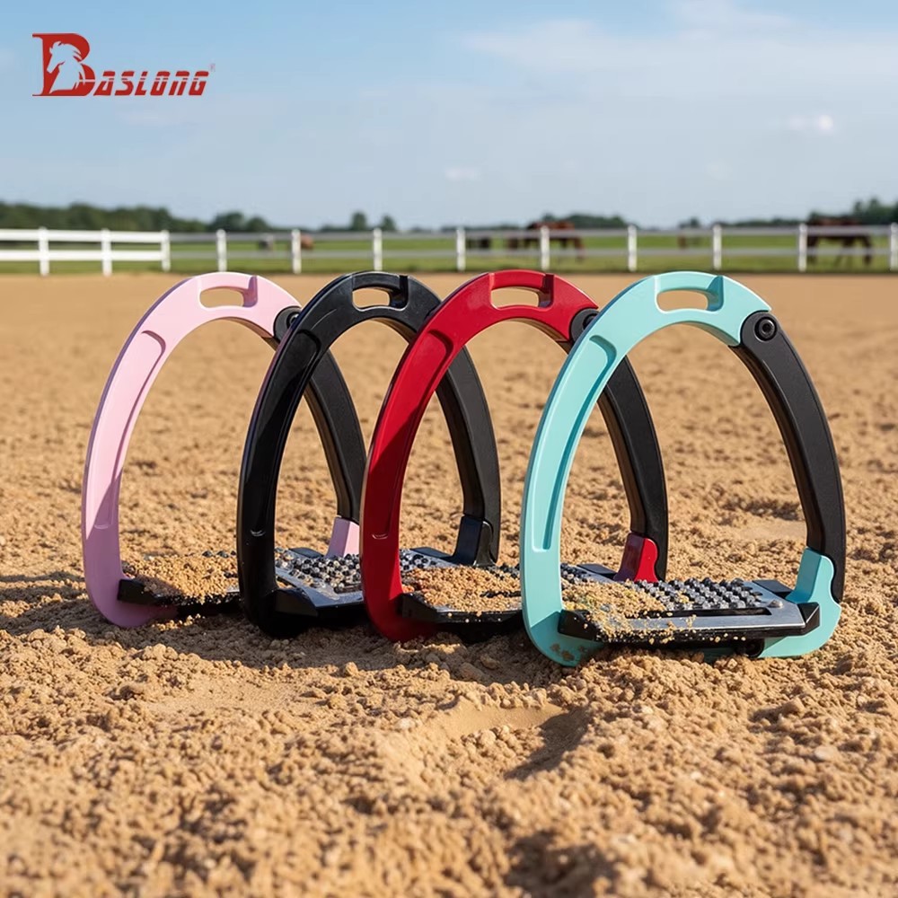 Equestrian riding equipment, colorful stirrups, safety stirrups, equestrian riding supplies, equestrian gear