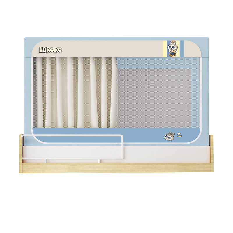 Cortina de cama mosquiteros integrados con fuerte sombreado para dormitorios universitarios, cortina de cama cerrada para dormitorios superiores e inferiores, general