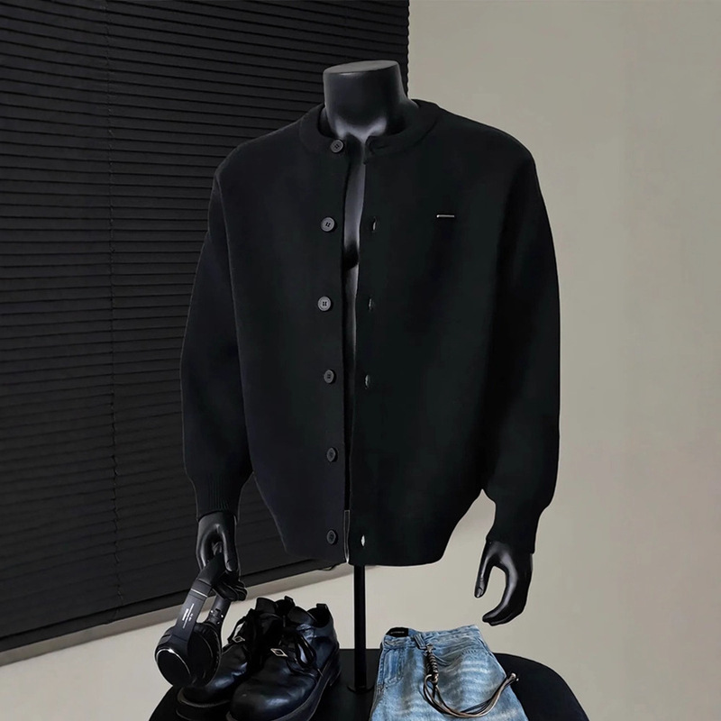 cleanfit针织开衫毛衣男款冬季慵懒风高级感美式复古ootd穿搭外套|undefined