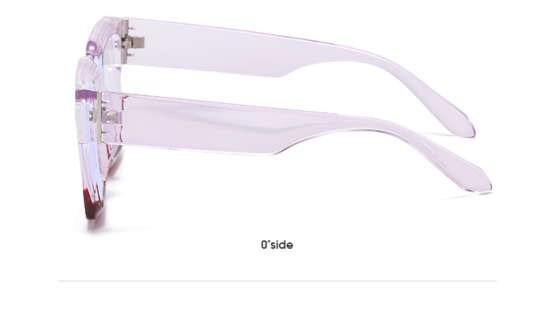 Ac Lens Material Retro Sweet Solid Color Ac Square Full Frame Optical Glasses