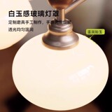 Люстра для гостиной в средневековом стиле из цельного дерева в стиле ретро, эстетика династии Сун, новый 2025 год, основной светильник для зала, комплект освещения всего дома