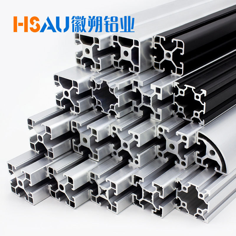 Aluminum Profile 4040 European Standard Aluminum Alloy Square Tube Profile Aluminum Material Assembly Line Bracket Frame Industrial Aluminum Profile 4040