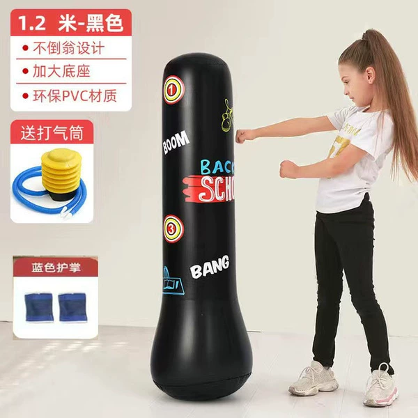 Black air pump, gloves for gym, 1.2meter