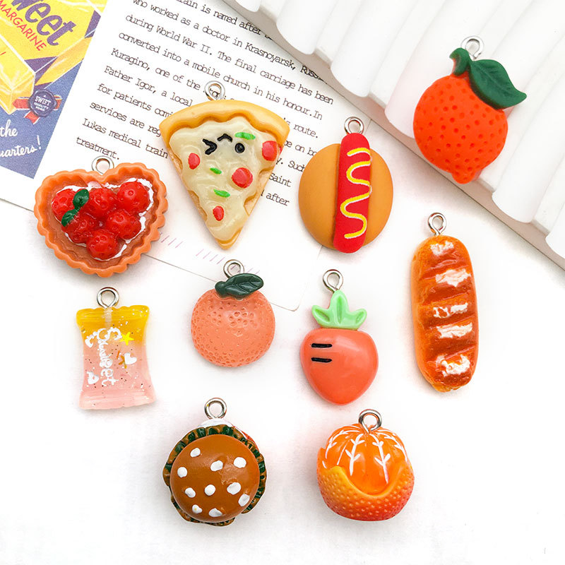 1 Piece Resin Fruit Pendant display picture 4