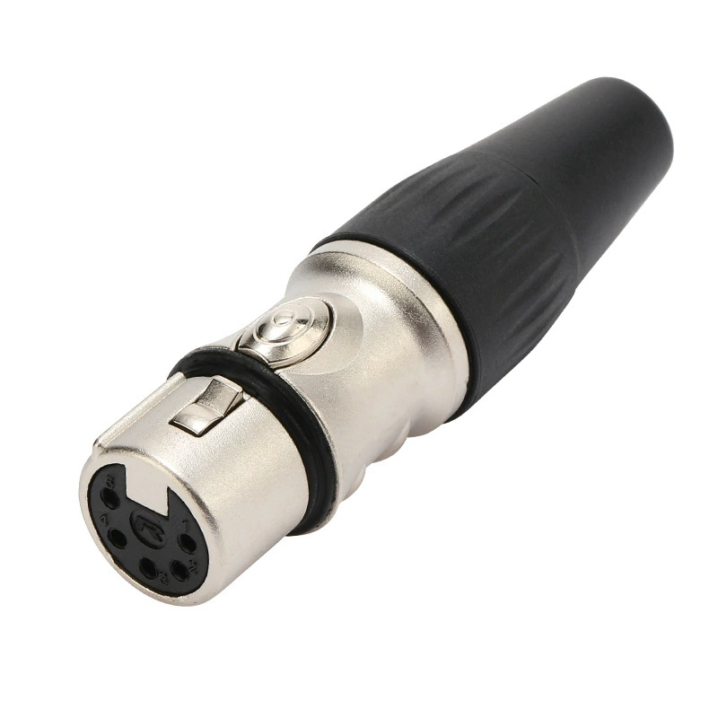 Разъём REAN Yongsheng XLR на 5 контактов, аудио XLR штекер и гнездо, микрофонный/DMX512 коннектор для светового сигнала