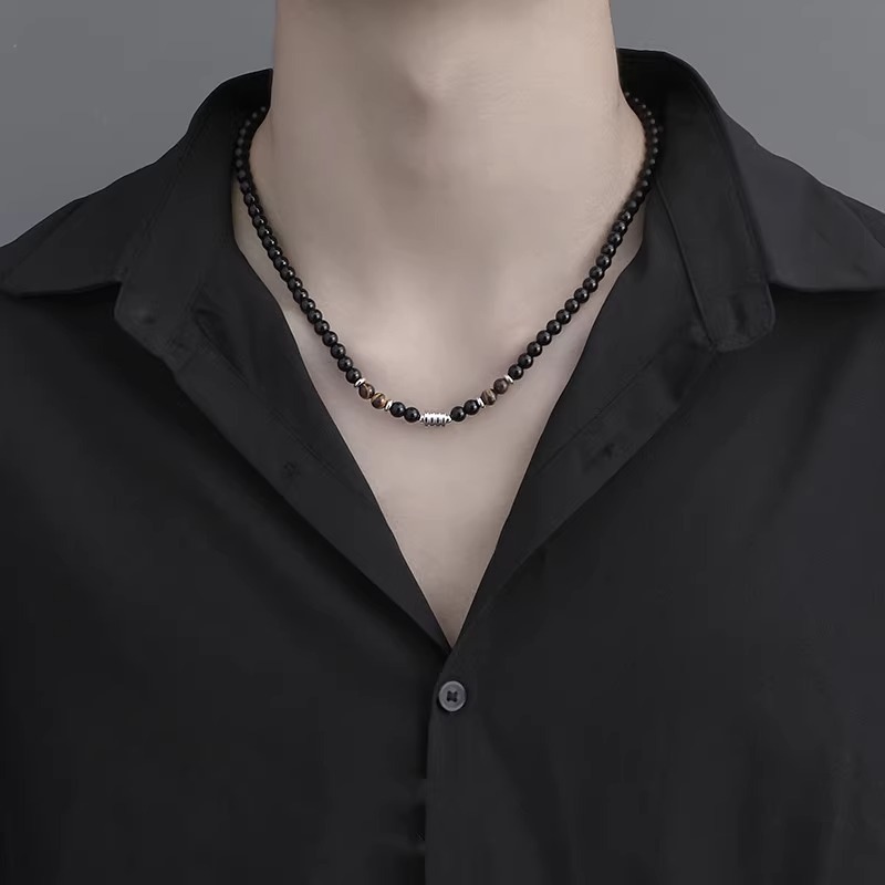 타이거 아이 스톤 목걸이