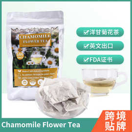 亚马逊专供洋甘菊花茶天然种植无污染养生茶清热舒缓神经花茶批发