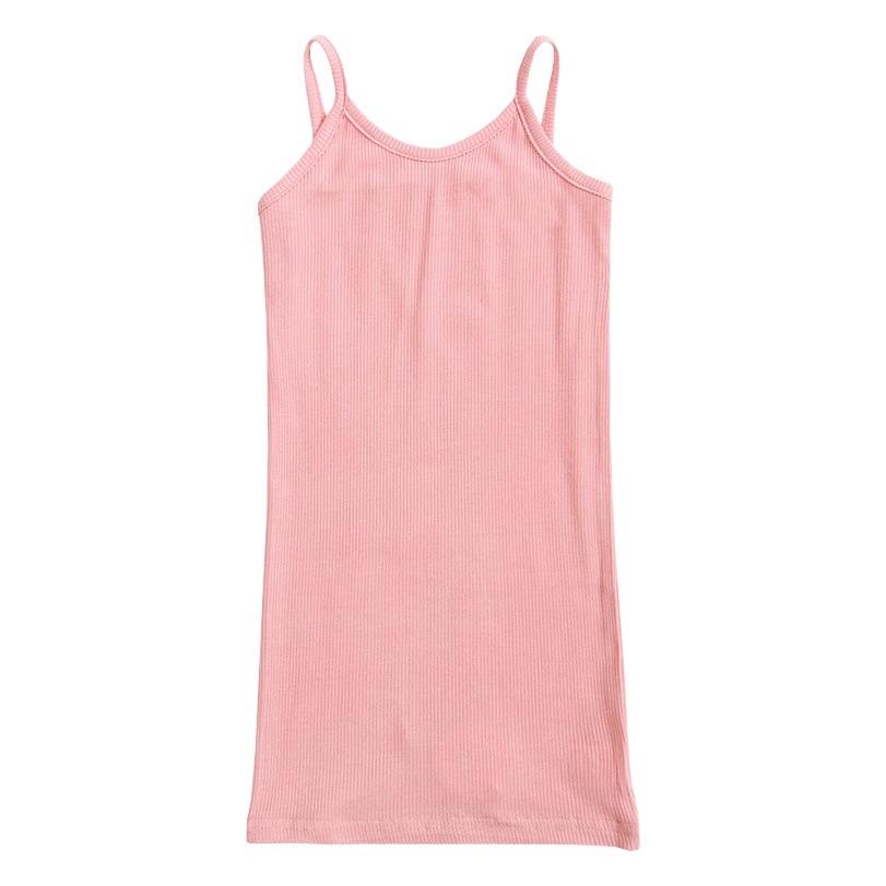Vestido camisola para niñas 2025, nuevo estilo, camisola para niñas pequeñas, camiseta interior de verano, pijama infantil fino, versátil y moderno