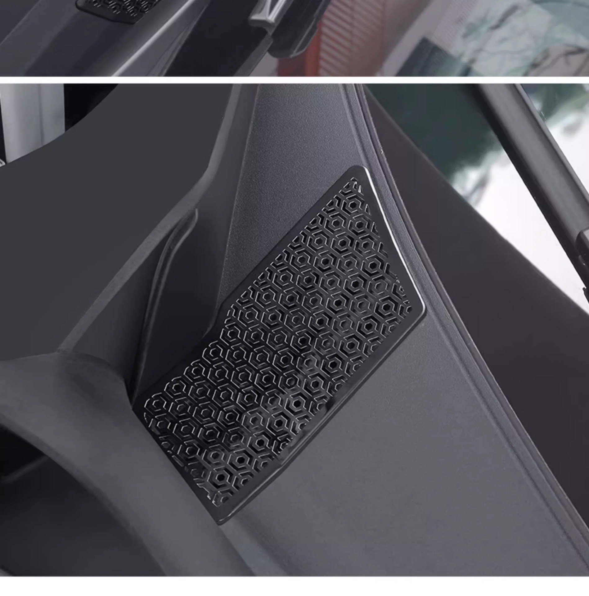 Applicable pole krypton 7X front cover dust cover front engine room air outlet insect net protection cover changed to decorative car supplies
