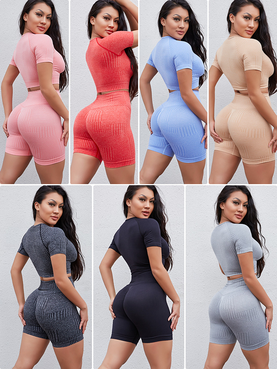 Liquidación【Selección Premium】Pantalones Largos Deportivos de Fitness con Efecto Push-Up, Manga Larga, para Yoga, para Mujer image 7