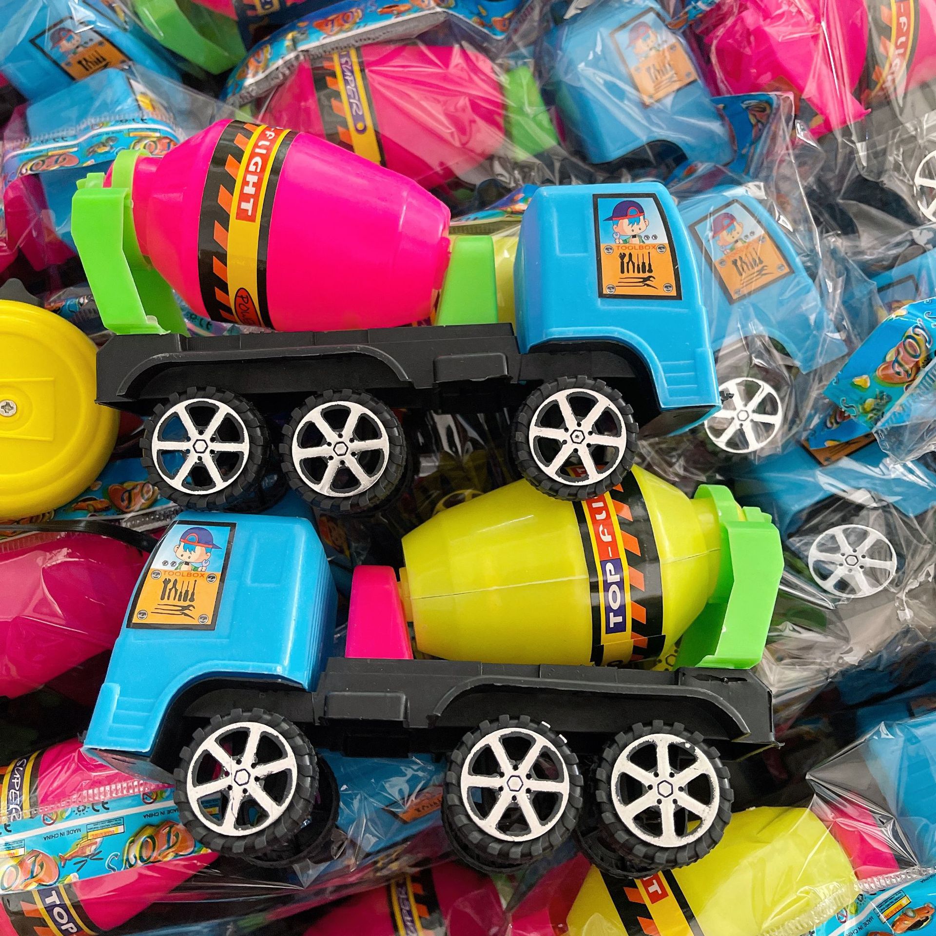 儿童玩具 罐车 搅拌车商用玩具车两元店玩具百货批发