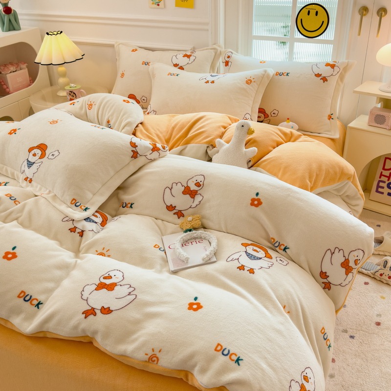 작은 노란 오리