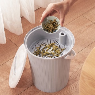 Tea Bucket, Waste Water Bucket, Tea Residue Bucket, Kung Fu Tea Set Accessories, Tea Table Separation Filter, Tea Leakage, Tea Ceremony Water Collection Trash Can