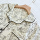 New pajamas women's summer cool pure cotton crepe vest suit outdoor home wear summer wholesale