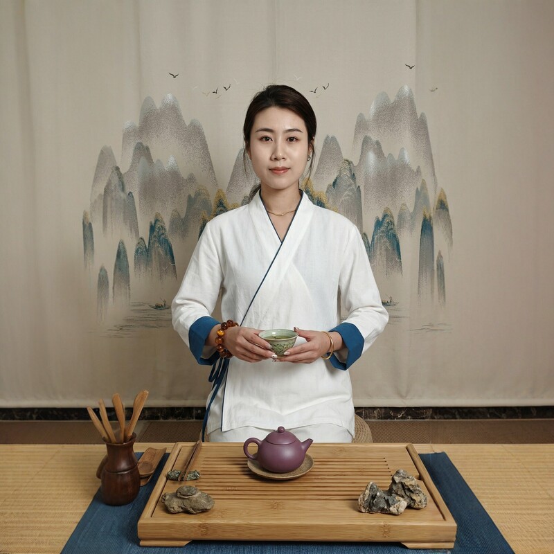 New Chinese-Style Zen Tea Attire for Women, Linen Suit for Spring and Autumn, Zen Meditation Layperson Clothing with Traditional Chinese Buttons, Cotton and Linen Health-Preserving Workwear New Chinese-Style Zen Tea Attire for Women, Linen Suit for Spring and Autumn, Zen Meditation Layperson Clothing with Traditional Chinese Buttons, Cotton and Linen Health-Preserving Workwear