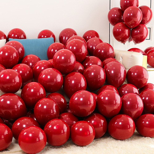 Wedding wedding room decoration layout happy word balloon wedding thickened big red balloon set wedding supplies props