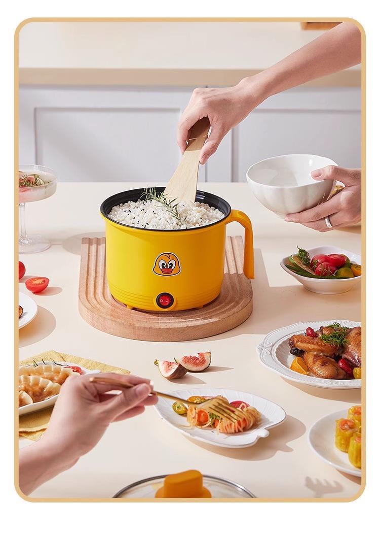 Multifunctional Mini Electric Cooker Steamer and Cooker All in One Non Stick Pot for Dorm Home Use key features
