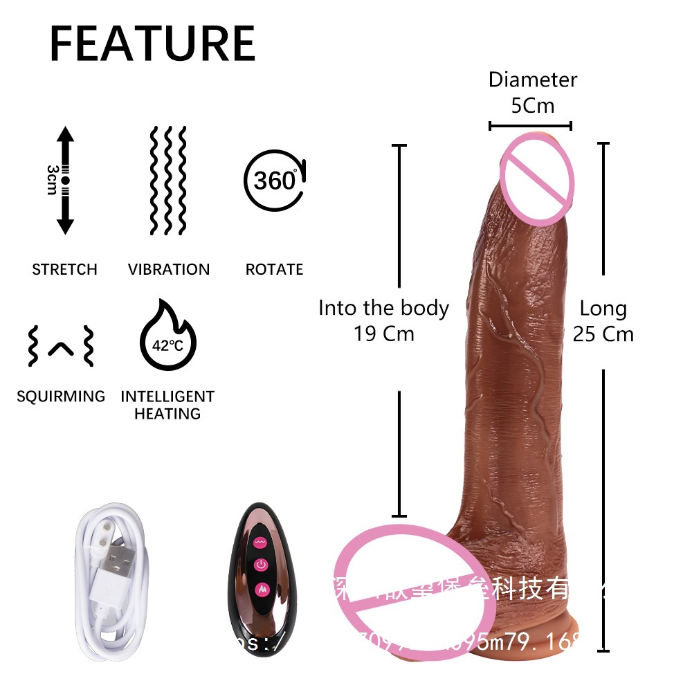 Soft liquid silicone adult sex toy simulated big cock dildo…