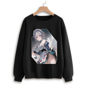 Lie game original ludou Ji Road Snow White peripheral long-sleeved shirt printed Youth student outer wear sweater