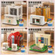 Building blocks of famous Chinese universities Beijing Tsinghua University student souvenir building model decoration hand-assembled educational toys