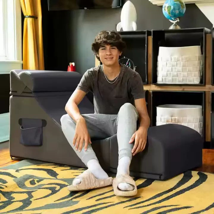 亚马逊电商定制多功能游戏沙发懒人沙发现代可折叠三合一游戏椅