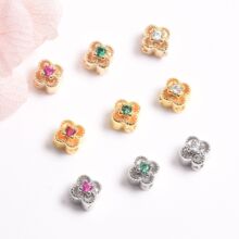 ��ɫ18k����΢��ʯ�U�����~�ݻ������diy�ֹ��������ɢ�����